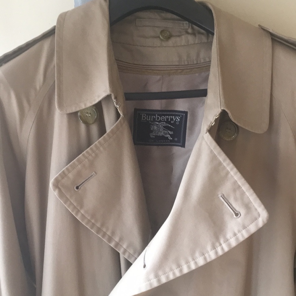 Burberrys Military Trench Coat Tan